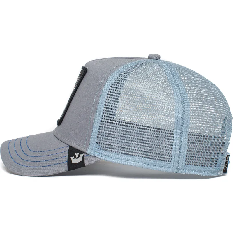 petten-gebogen-grijs-snapback-wolf-the-farm-van-goorin-bros petten-gebogen-grijs-snapback-wolf-the-farm-van-goorin-bros