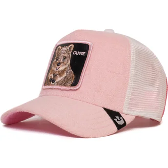petten-gebogen-roze-snapback-cutie-smile-more-the-farm-van-goorin-bros