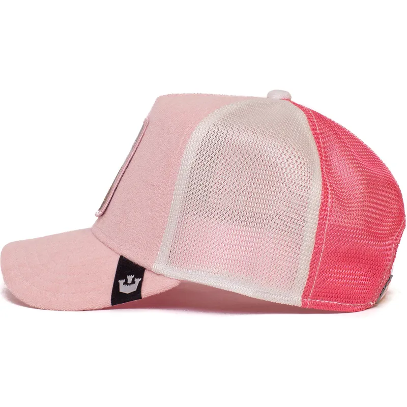 petten-gebogen-roze-snapback-cutie-smile-more-the-farm-van-goorin-bros