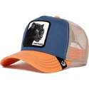petten-gebogen-blauw-snapback-the-panther-the-farm-van-goorin-bros