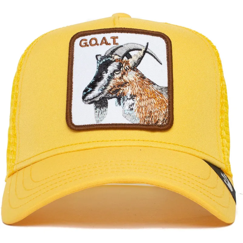 petten-gebogen-geel-snapback-the-goat-the-farm-van-goorin-bros