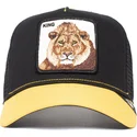 petten-gebogen-zwart-snapback-the-king-lion-the-farm-van-goorin-bros