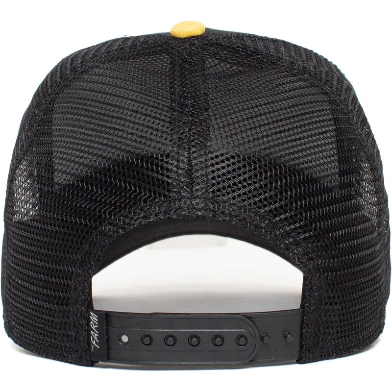 petten-gebogen-zwart-snapback-the-king-lion-the-farm-van-goorin-bros