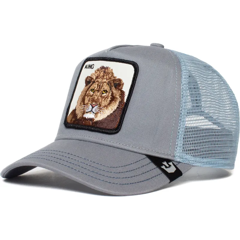petten-gebogen-grijs-snapback-the-king-lion-the-farm-van-goorin-bros