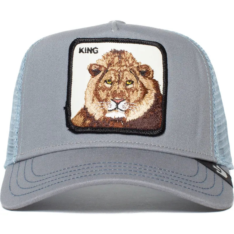 petten-gebogen-grijs-snapback-the-king-lion-the-farm-van-goorin-bros