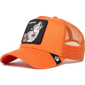 petten-gebogen-oranje-snapback-the-lone-wolf-the-farm-van-goorin-bros