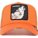 petten-gebogen-oranje-snapback-the-lone-wolf-the-farm-van-goorin-bros