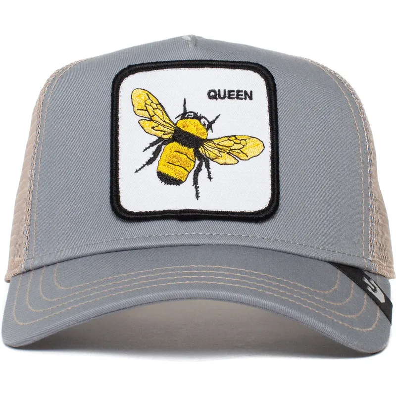 petten-gebogen-grijs-snapback-the-queen-bee-the-farm-van-goorin-bros petten-gebogen-grijs-snapback-the-queen-bee-the-farm-van-goorin-bros