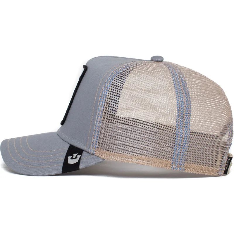 petten-gebogen-grijs-snapback-the-queen-bee-the-farm-van-goorin-bros petten-gebogen-grijs-snapback-the-queen-bee-the-farm-van-goorin-bros