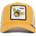 petten-gebogen-geel-snapback-the-queen-bee-the-farm-van-goorin-bros