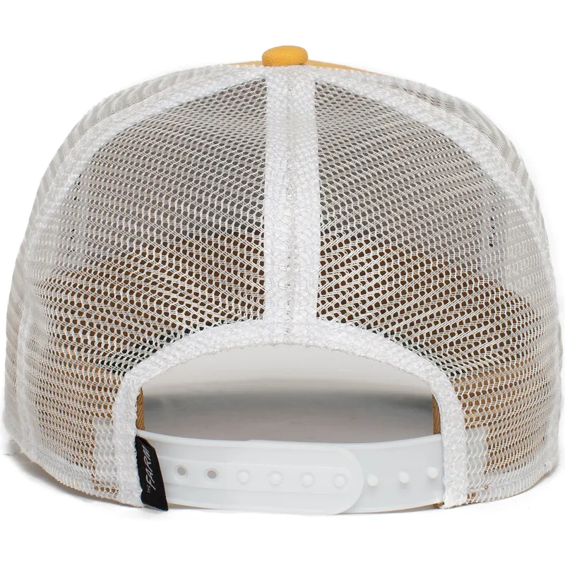 petten-gebogen-geel-snapback-the-queen-bee-the-farm-van-goorin-bros