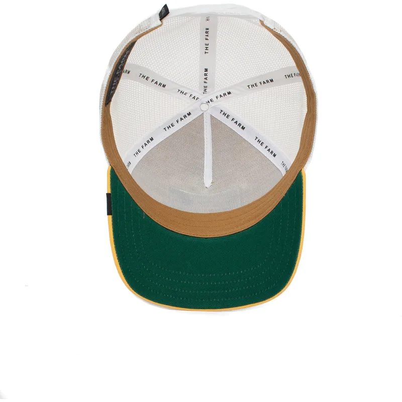 petten-gebogen-geel-snapback-the-queen-bee-the-farm-van-goorin-bros