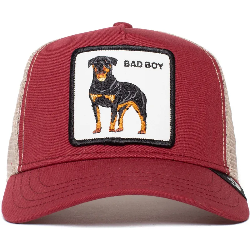 petten-gebogen-rood-snapback-the-baddest-boy-the-farm-van-goorin-bros petten-gebogen-rood-snapback-the-baddest-boy-the-farm-van-goorin-bros