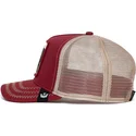 petten-gebogen-rood-snapback-the-bull-the-farm-van-goorin-bros