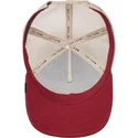 petten-gebogen-rood-snapback-the-bull-the-farm-van-goorin-bros