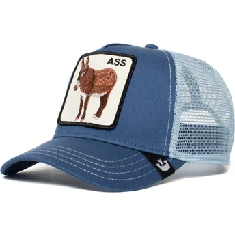 petten-gebogen-blauw-snapback-the-ass-the-farm-van-goorin-bros