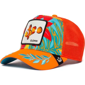 petten-gebogen-oranje-snapback-clown-public-anemone-the-farm-van-goorin-bros
