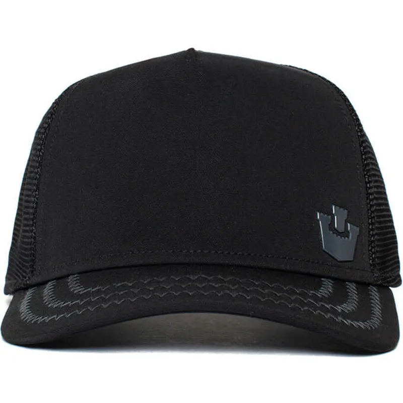 petten-gebogen-zwart-snapback-gateway-the-farm-van-goorin-bros
