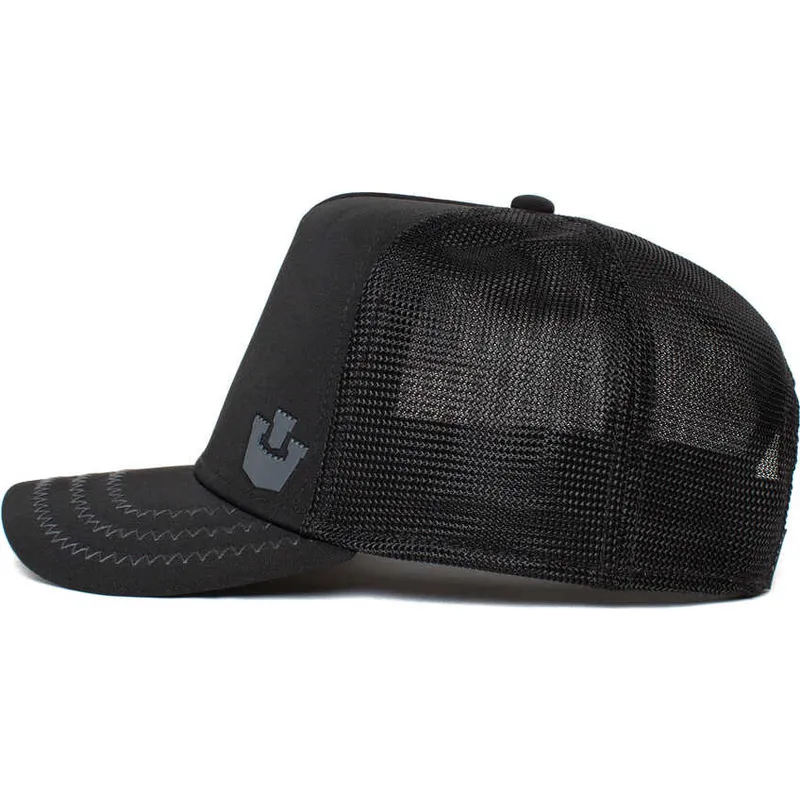 petten-gebogen-zwart-snapback-gateway-the-farm-van-goorin-bros