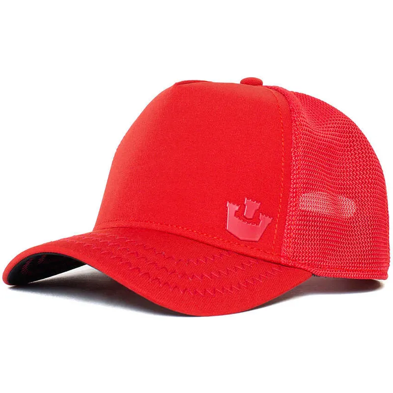 petten-gebogen-rood-snapback-gateway-the-farm-van-goorin-bros petten-gebogen-rood-snapback-gateway-the-farm-van-goorin-bros