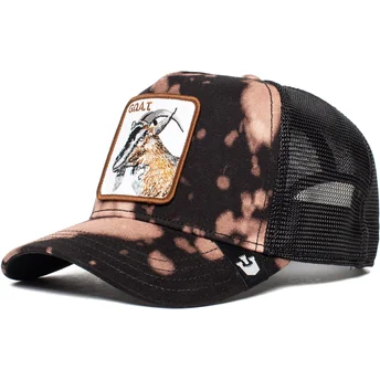 petten-gebogen-zwart-snapback-acid-goat-the-farm-van-goorin-bros