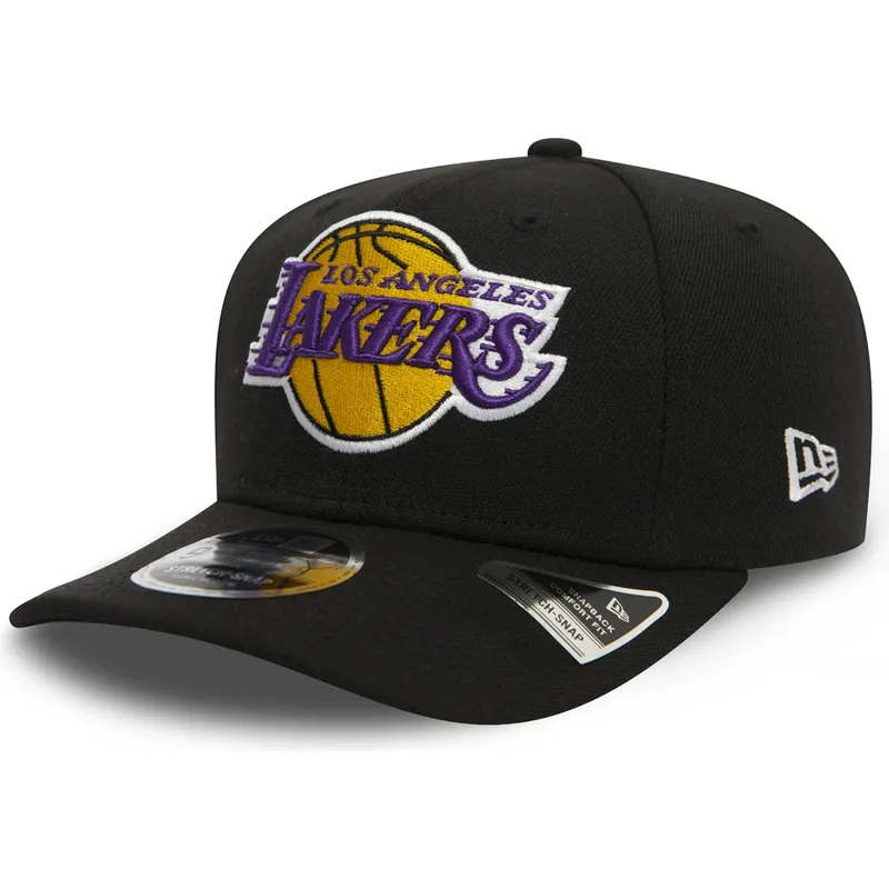 petten-gebogen-zwart-snapback-9fifty-stretch-snap-van-los-angeles-lakers-nba-van-new-era