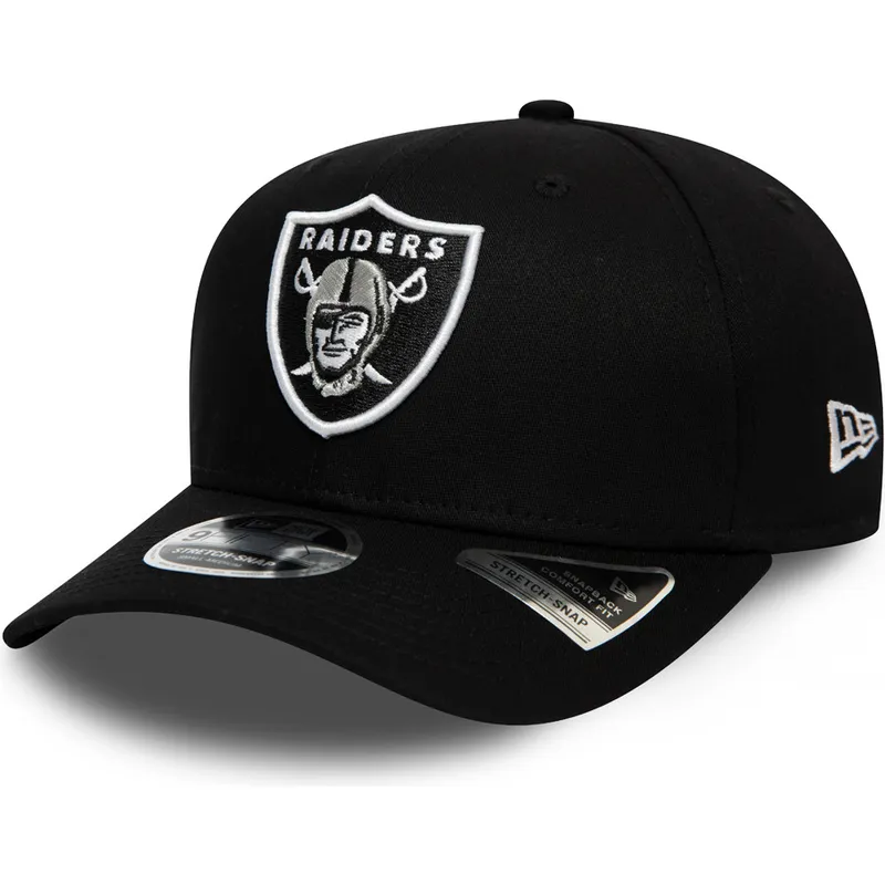 petten-gebogen-zwart-snapback-9fifty-team-stretch-snap-van-las-vegas-raiders-nfl-van-new-era