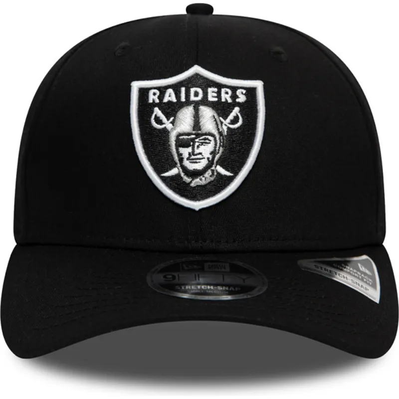 petten-gebogen-zwart-snapback-9fifty-team-stretch-snap-van-las-vegas-raiders-nfl-van-new-era
