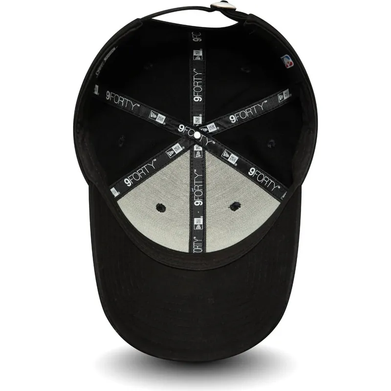 petten-gebogen-zwart-verstelbaar-9forty-essential-outline-van-los-angeles-lakers-nba-van-new-era