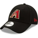 petten-gebogen-zwart-verstelbaar-9forty-the-league-van-arizona-diamondbacks-mlb-van-new-era