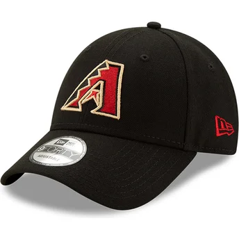 Petten gebogen zwart verstelbaar 9FORTY The League van Arizona Diamondbacks MLB van New Era