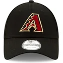 petten-gebogen-zwart-verstelbaar-9forty-the-league-van-arizona-diamondbacks-mlb-van-new-era