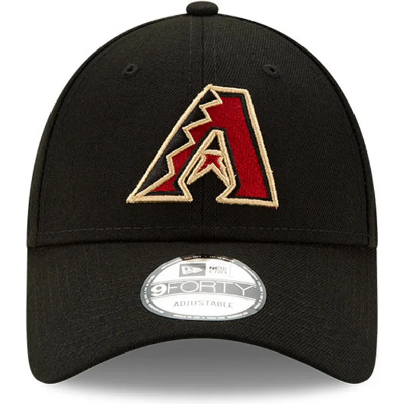 petten-gebogen-zwart-verstelbaar-9forty-the-league-van-arizona-diamondbacks-mlb-van-new-era