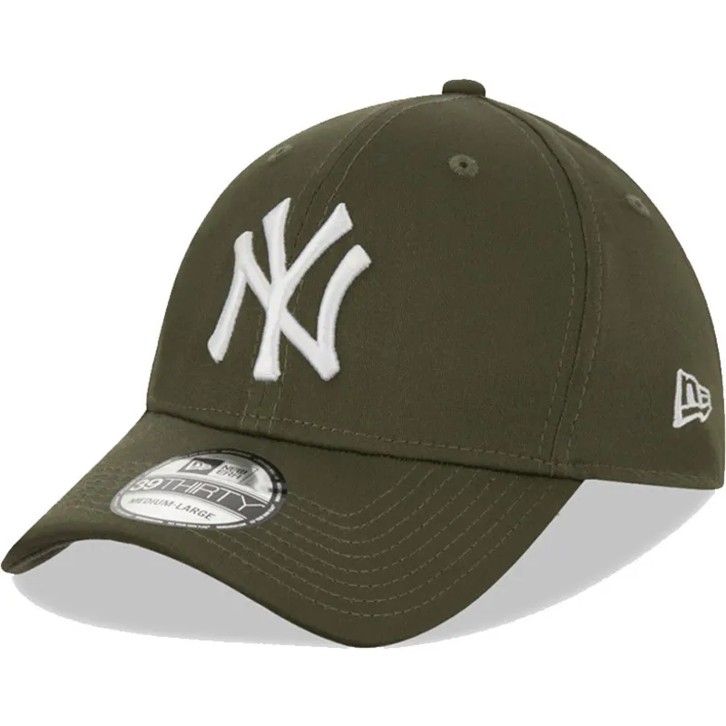 petten-gebogen-groen-fitted-39thirty-league-essential-van-new-york-yankees-mlb-van-new-era petten-gebogen-groen-fitted-39thirty-league-essential-van-new-york-yankees-mlb-van-new-era
