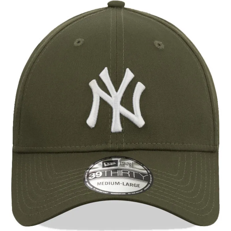 petten-gebogen-groen-fitted-39thirty-league-essential-van-new-york-yankees-mlb-van-new-era petten-gebogen-groen-fitted-39thirty-league-essential-van-new-york-yankees-mlb-van-new-era