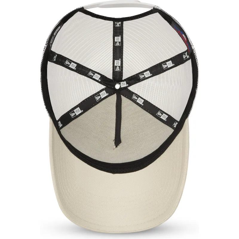 petten-gebogen-beige-snapback-9forty-a-frame-van-new-york-yankees-mlb-van-new-era