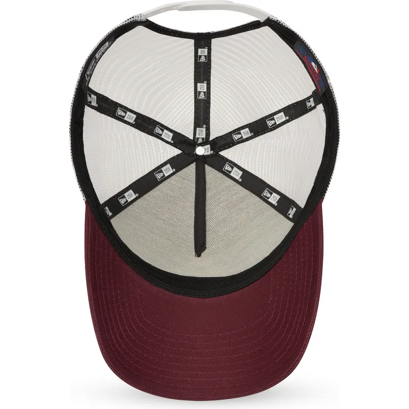 petten-gebogen-rood-snapback-9forty-a-frame-van-new-york-yankees-mlb-van-new-era