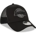 petten-gebogen-zwart-snapback-9forty-a-frame-tonal-van-los-angeles-lakers-nba-van-new-era