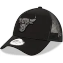petten-gebogen-zwart-snapback-9forty-a-frame-tonal-van-chicago-bulls-nba-van-new-era