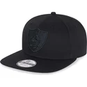 petten-plat-zwart-snapback-9fifty-van-las-vegas-raiders-nfl-van-new-era