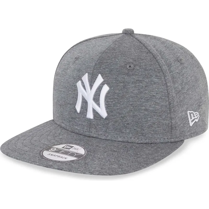 petten-plat-grijs-snapback-9fifty-jersey-medium-van-new-york-yankees-mlb-van-new-era