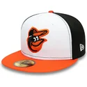 petten-plat-meerkleurig-fitted-59fifty-authentic-on-field-van-baltimore-orioles-mlb-van-new-era