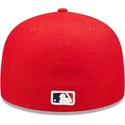 petten-plat-rood-fitted-59fifty-authentic-on-field-van-los-angeles-angels-mlb-van-new-era
