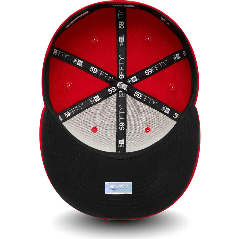 petten-plat-rood-fitted-59fifty-authentic-on-field-van-los-angeles-angels-mlb-van-new-era