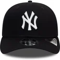 petten-gebogen-marineblauw-snapback-9fifty-stretch-snap-van-new-york-yankees-mlb-van-new-era