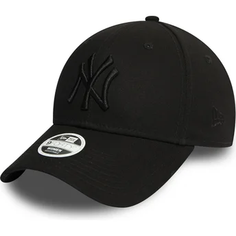 Petten gebogen zwart verstelbaar 9FORTY Essential van New York Yankees MLB van New Era