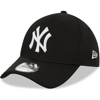 petten-gebogen-zwart-fitted-39thirty-diamond-era-van-new-york-yankees-mlb-van-new-era