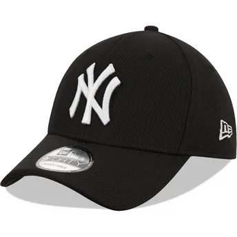 Petten gebogen zwart verstelbaar 9FORTY Diamond Era van New York Yankees MLB van New Era