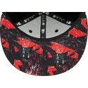 petten-plat-zwart-snapback-9fifty-print-infill-van-chicago-bulls-nba-van-new-era