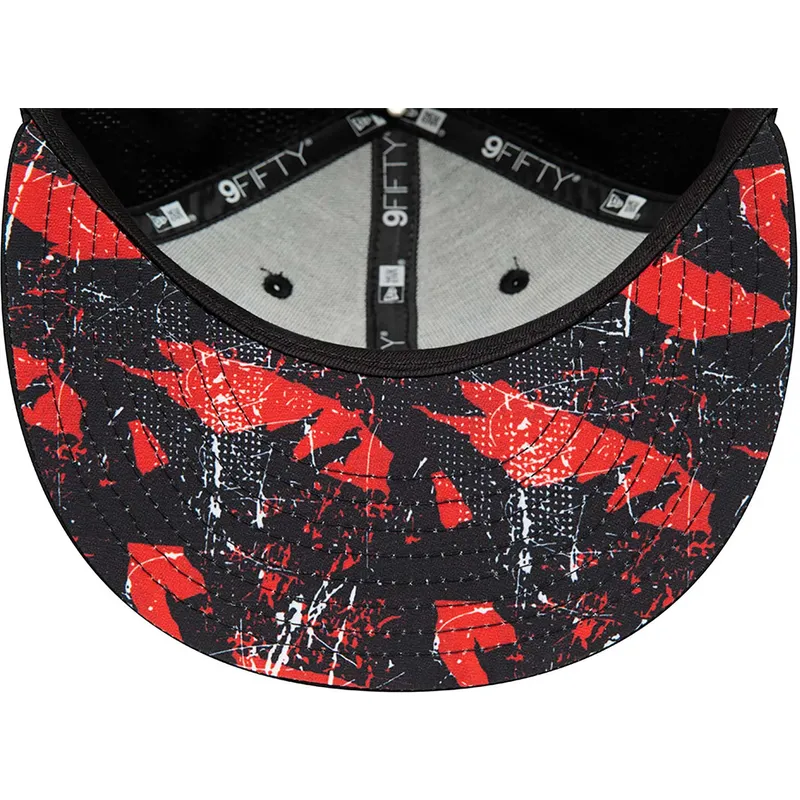 petten-plat-zwart-snapback-9fifty-print-infill-van-chicago-bulls-nba-van-new-era petten-plat-zwart-snapback-9fifty-print-infill-van-chicago-bulls-nba-van-new-era